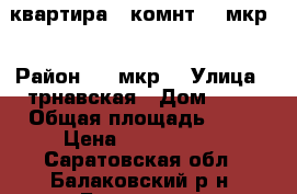 квартира 2 комнт. 6 мкр. › Район ­ 6 мкр. › Улица ­ трнавская › Дом ­ 33 › Общая площадь ­ 49 › Цена ­ 1 530 000 - Саратовская обл., Балаковский р-н, Балаково г. Недвижимость » Квартиры продажа   